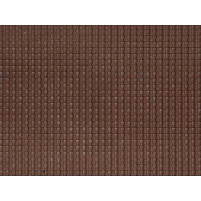 Brown, structured surface with a continuous, geometric pattern of small, regular triangles.