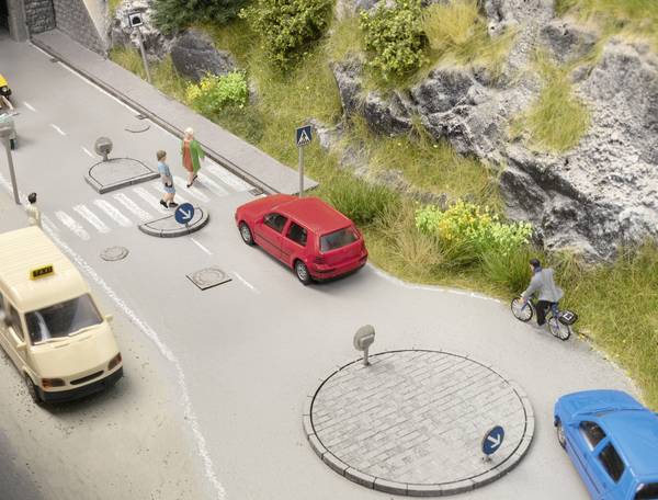 NOCH 0014388 H0 Traffic island set Laser-cut assembly kit