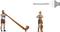 Two figures in traditional Bavarian dress play long alpine horns. Top right is a speaker symbol with the sound 'Booooooohhhh!'.
