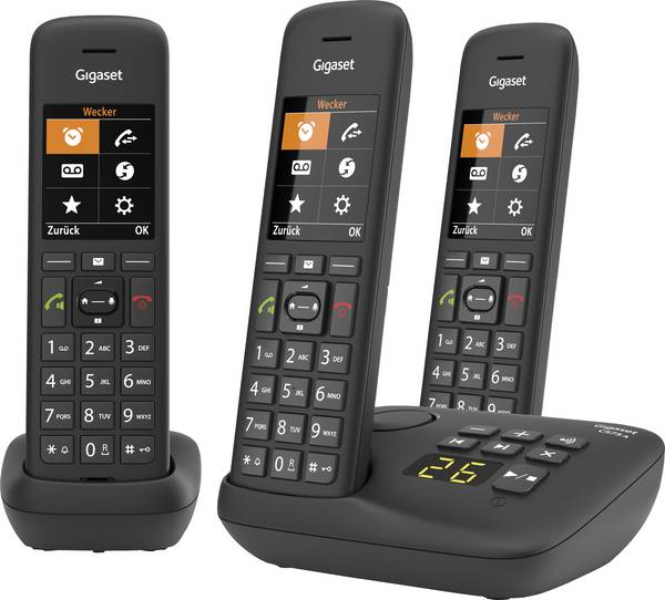 Gigaset C575 A Trio DECT handset Black