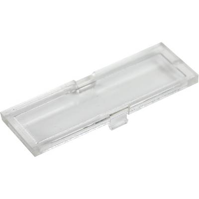 A transparent plastic slide used in microscopy to securely hold and present specimens.