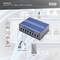 Industrial 8-Port Gigabit Switch. Functions: Lightning protection, surge protection, machine and network cable connection.