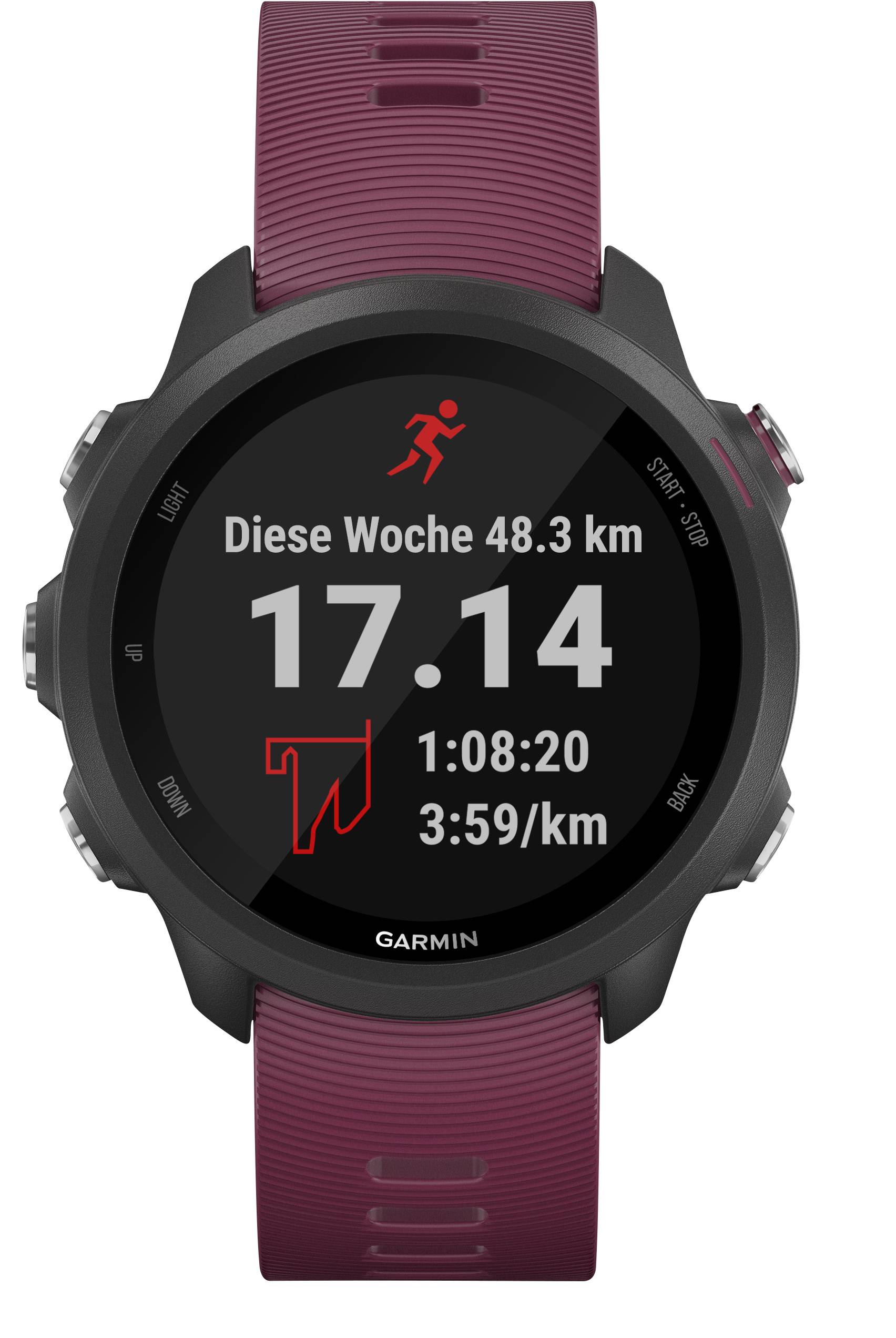 Garmin Forerunner 245 Fitness tracker Dark red-2
