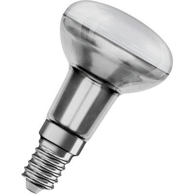 A silver LED reflector lamp with a screw thread is shown from the side.