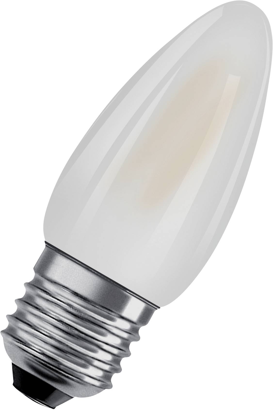 OSRAM 4058075435025 LED (monochrome) EEC F (A - G) E-27 Candle shape 4.8 W = 40 W Warm white (Ø x L) 35 mm x 95 mm 1 pc(-0