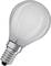 Light bulb with silver fitting, white glass, on a white background.