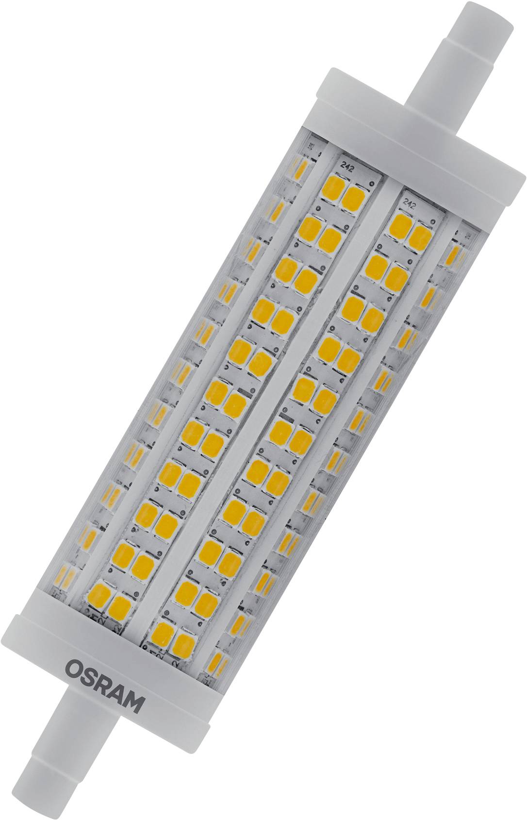 OSRAM 4058075432574 LED (monochrome) EEC E (A - G) R7s Bulb shape 18.2 W = 150 W Warm L) 28 x 118 mm 1 pc | Conrad.com