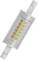 LED lamp in cylindrical form with yellow illuminated surfaces, suitable for energy-efficient lighting.