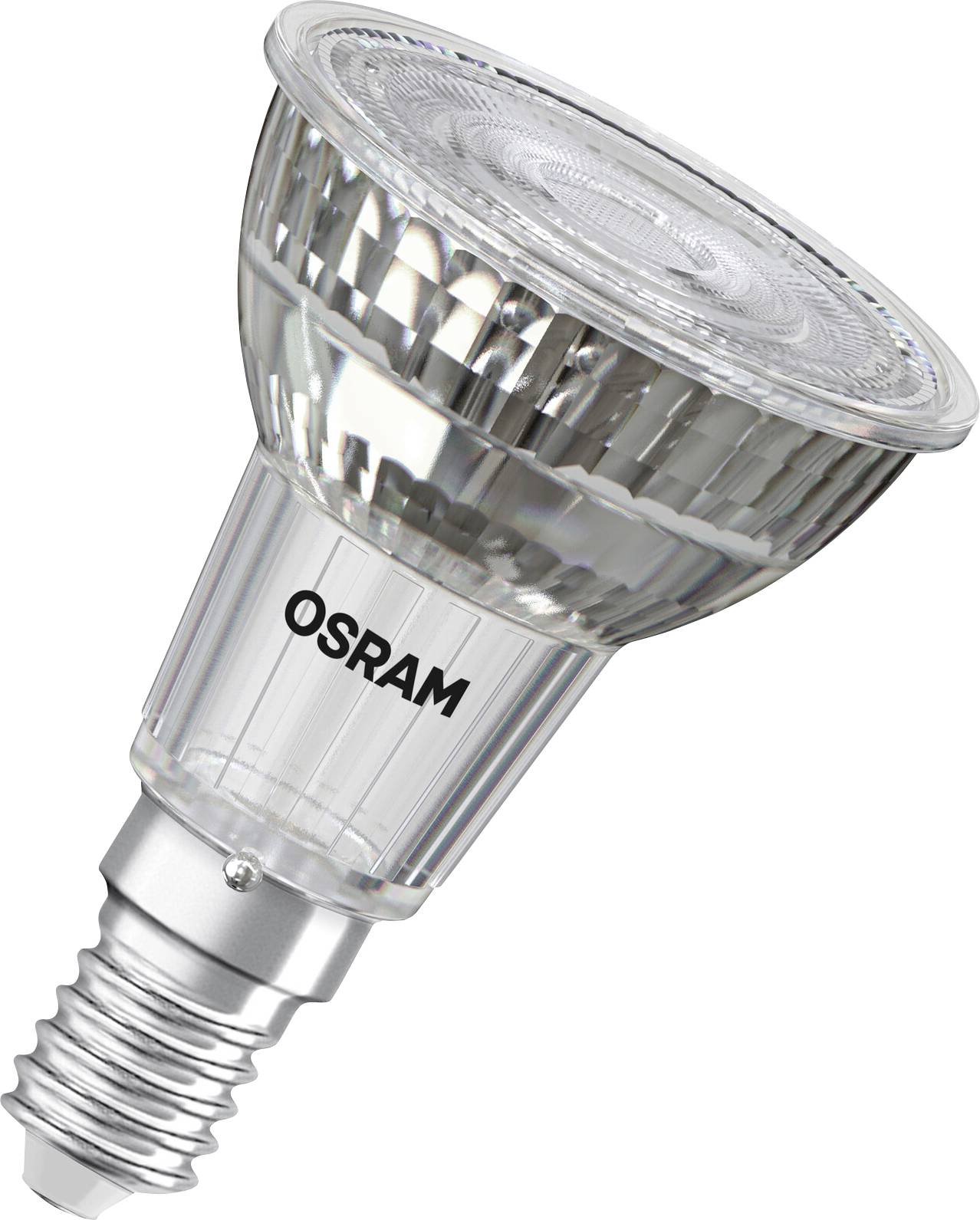 OSRAM 4058075433144 LED (monochrome) EEC F (A - G) E14 Reflector bulb 4.8 W = 50 W Warm white (Ø x L) 50 mm x 73 mm 1 pc(s)