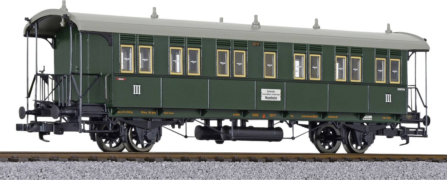 Image of Liliput L334102 H0 Passenger wagon 3. Class of BadStB 3rd class