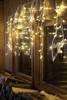 Hellum Curtain light (freezing rain) Inside/outside 180 LED (monochrome) White