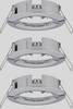 Paulmann 92482 EBL Choose Recess-mount bracket 3-piece set 10 W Chrome