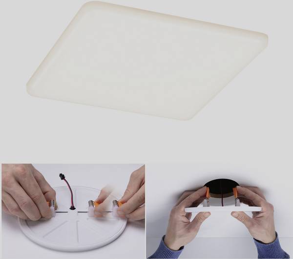 Paulmann 92395 EB Panel Veluna VariFit LED recessed light   LED (monochrome) Built-in LED 17 W Satin