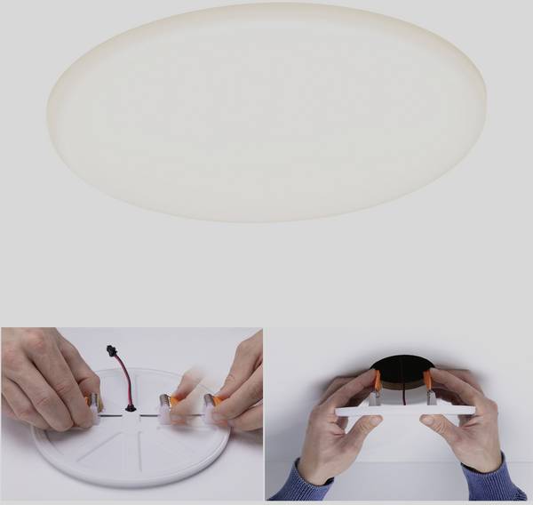 Paulmann 92389 EB Panel Veluna VariFit LED recessed light   LED (monochrome)  17 W Satin