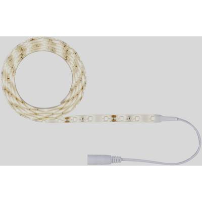 A rolled-up LED light strip, terminating in a white cable. Ideal for decorative lighting in interior spaces.