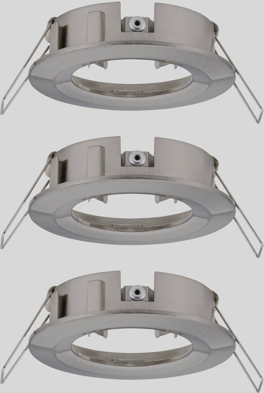 Paulmann 92479 EBL Choose Recess-mount bracket 3-piece set 10 W Iron (brushed)