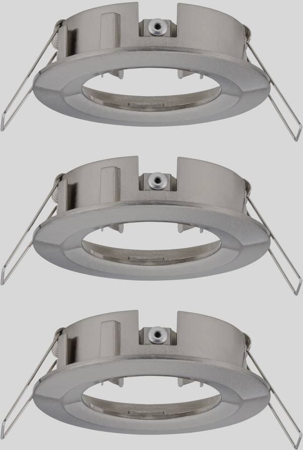 Paulmann 92479 EBL Choose Recess-mount bracket 3-piece set 10 W Iron (brushed)