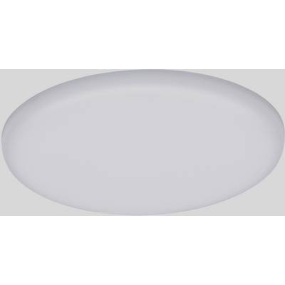 A flat, round, white ceiling light without visible details or structure. Ideal for contemporary interiors.