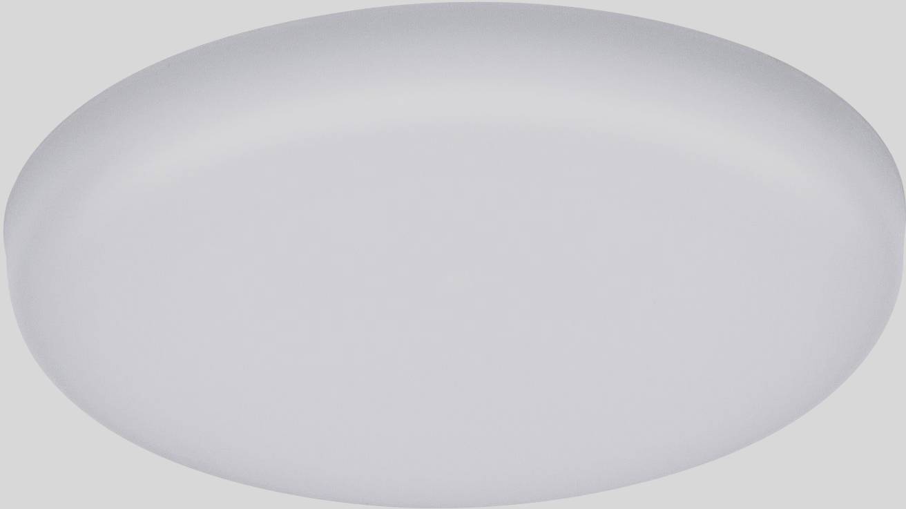 A white round ceiling light with a simple, modern design, suitable for evenly illuminating interior spaces.