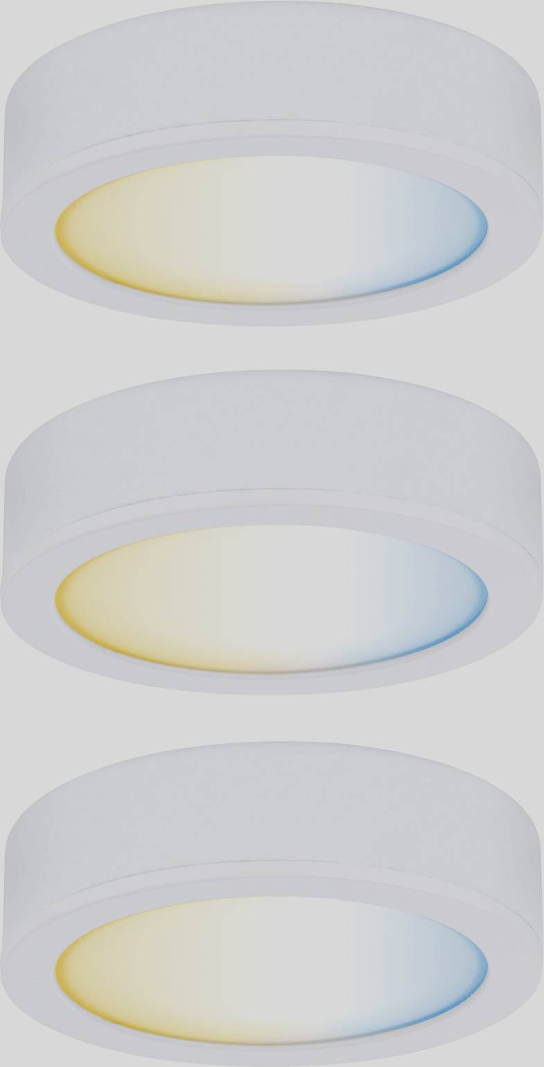 Paulmann CC Start Disc Plinth lighting 3-piece set 2.10 W Warm white White