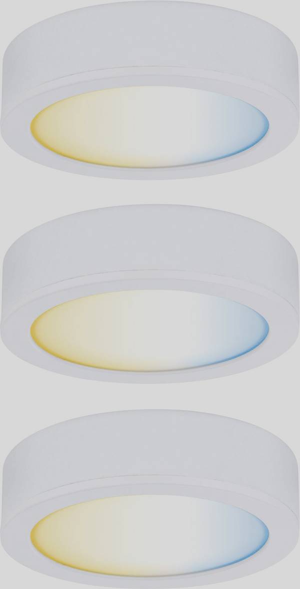 Paulmann CC Start Disc Plinth lighting 3-piece set LED (monochrome) 2.10 W Warm white White