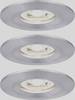 Paulmann 94305 EBL Nova mini Coin LED recessed light 3-piece set LED (monochrome) 4 W Aluminium
