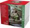 'LED Decorative House' packaging shows a festive house model with LED lighting and pine trees, suitable for indoor use.