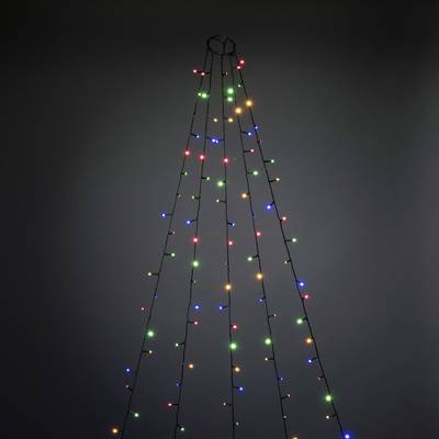Konstsmide 6482-520 LED Christmas tree chain lights  Inside  via PSU No. of bulbs 250 LED (monochrome) Multi-colour Illu