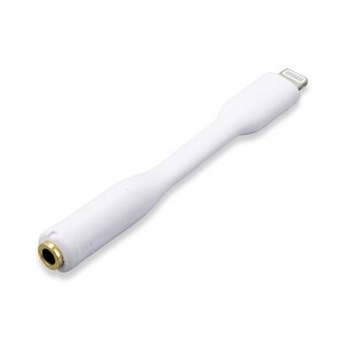 Image of Renkforce Apple iPad/iPhone/iPod Adapter cable [1x Apple Dock lightning plug - 1x 3.5 mm socket (Au-plated contact) ] 0.84 m White