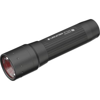 Black LED torch with a textured grip, marked with 'LEDLenser P7 Core'.