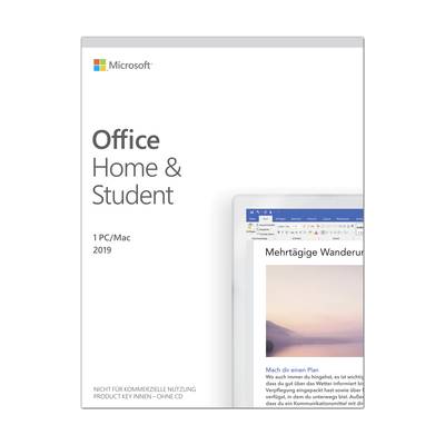 Microsoft Home and Student 2019 Full version, 1 licence Windows, Mac OS Office package