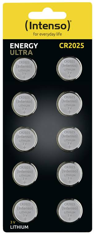 Intenso Button cell CR 2025 3 V 10 pc(s) 160 mAh Lithium Energy Ultra-0
