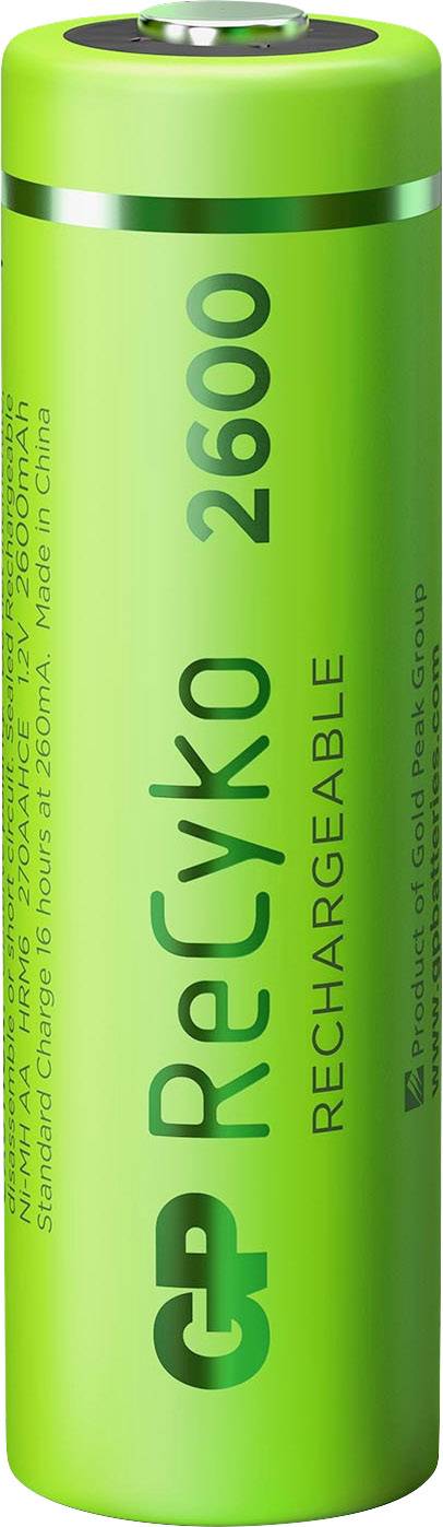 GP GPRCK260AA806C4 AA battery (rechargeable) NiMH 2600 mAh 1.2 V 4 pc(s)-3