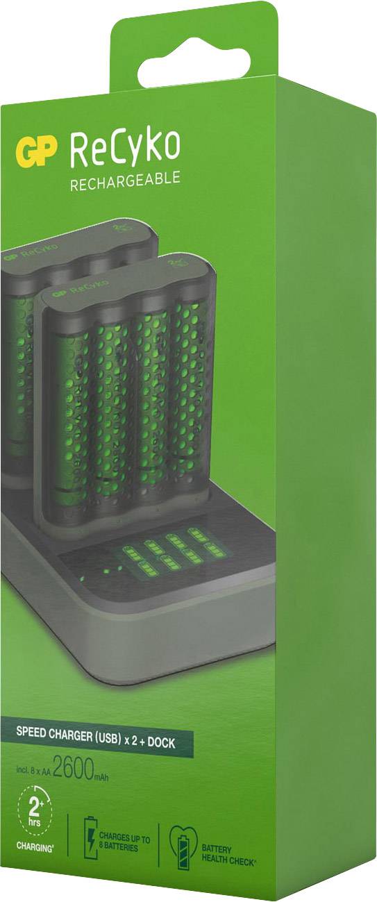 GP GPRCKCHM451D523 Charger for cylindrical cells NiMH AAA , AA-2