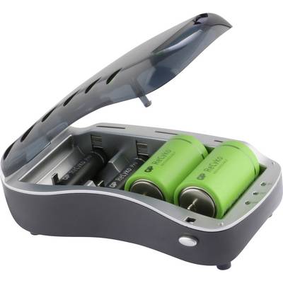 GP Universal Charger for cylindrical cells NiMH AAA , AA , C, D, 9V PP3-0