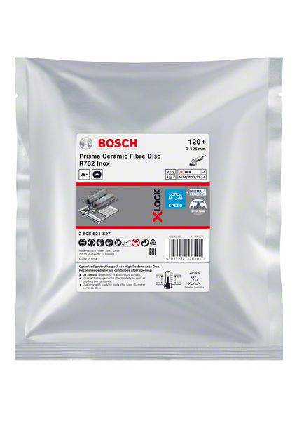 Bosch Accessories 2608621827 Abrasive fibre disc Diameter 115 mm Bore diameter 22.23 mm 25 pc(s)-1