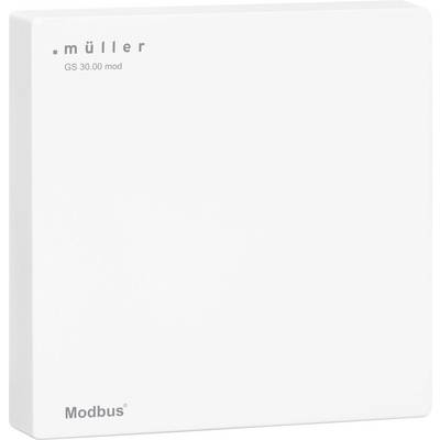 White square casing with the inscriptions 'müller GS 30.00 mod' and 'Modbus' on the front.