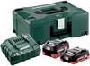 Metabo 685136000 Basic-Set LiHD 1 x 4.0 Ah + 1 x 5.5 Ah Tool battery and charger 18 V 4 Ah, 5.5 Ah LiHD