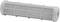 Grey, cylindrical filter with a ribbed design and rounded ends, potentially used for water or air filtration.