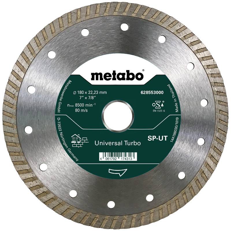 Metabo 628553000 Diamond cutting disc Diameter 180 mm Bore diameter 22.23 mm Concrete 1 pc(s)