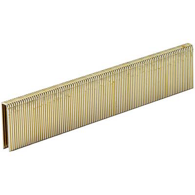 A series of golden paperclips, tightly arranged side by side, forms a compact bundle.