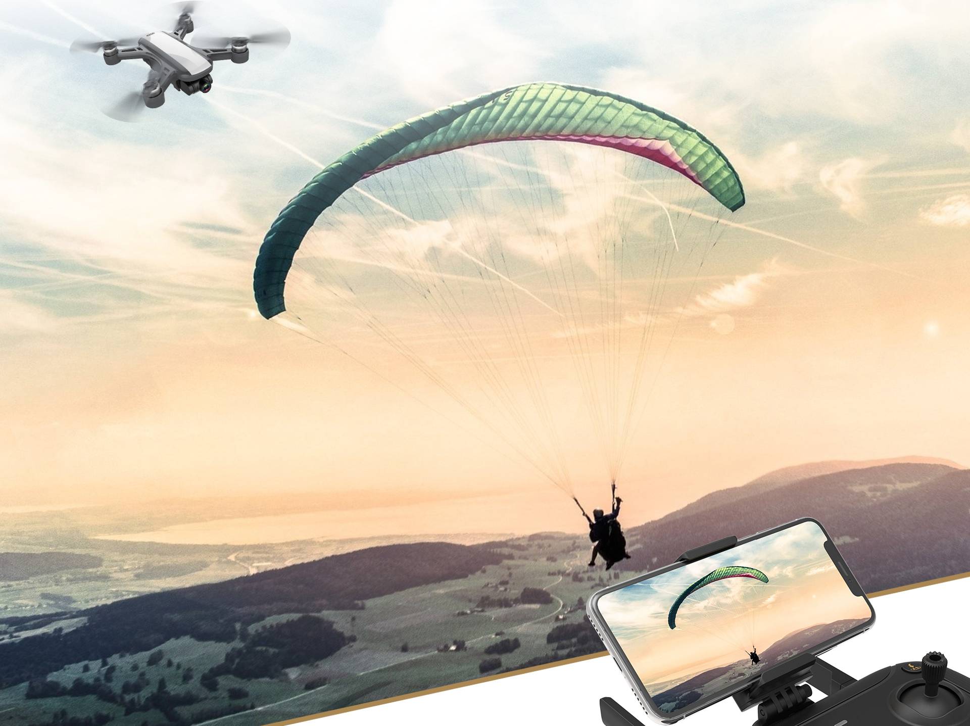 Reely GPS Drone GeNii Mini Super Combo RtF White grey-8