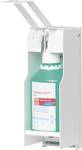 Disinfectant dispenser wall