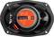 JBL car speakers with a black housing design and an orange label in the centre, model number '9634'.