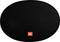 Black, oval speaker with JBL logo in the centre, against a white background.