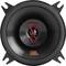 Round speaker element with JBL logo in the centre. The speaker has four mounting points and a smooth, black surface.