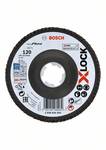 Fan grinding disc X571 Best for Metal, angled, 125 mm, K 120, Fiber
