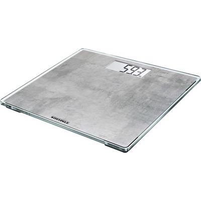Digital glass bathroom scales showing '59.3 kg'.