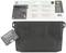 Waterproof black protective case with zip, ideal for everyday use. Packaging shows example applications.