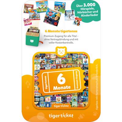 Image of Tiger ticket 6 month SUBSCRIPTION for Tigerbox Touch Tigertones streaming service 4203